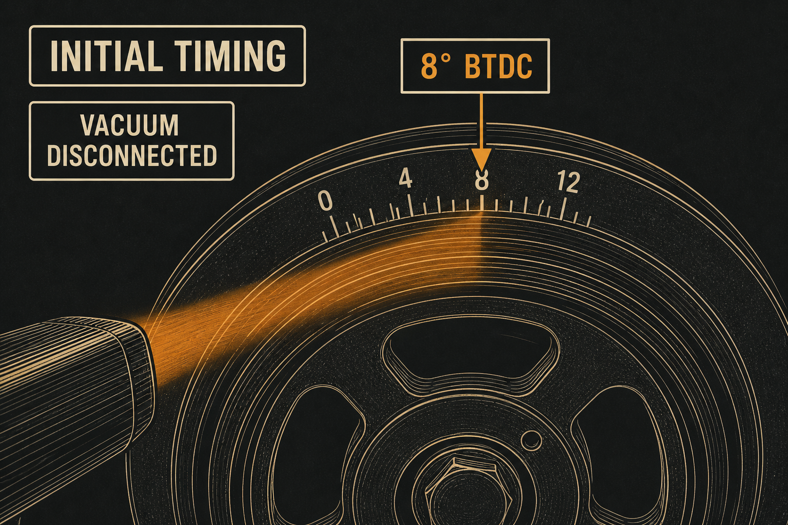 Harmonic balancer timing marks